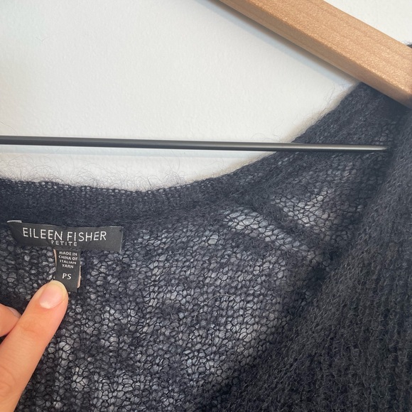 Eileen Fisher Mohair Light Knit Sweater - Picture 2 of 8